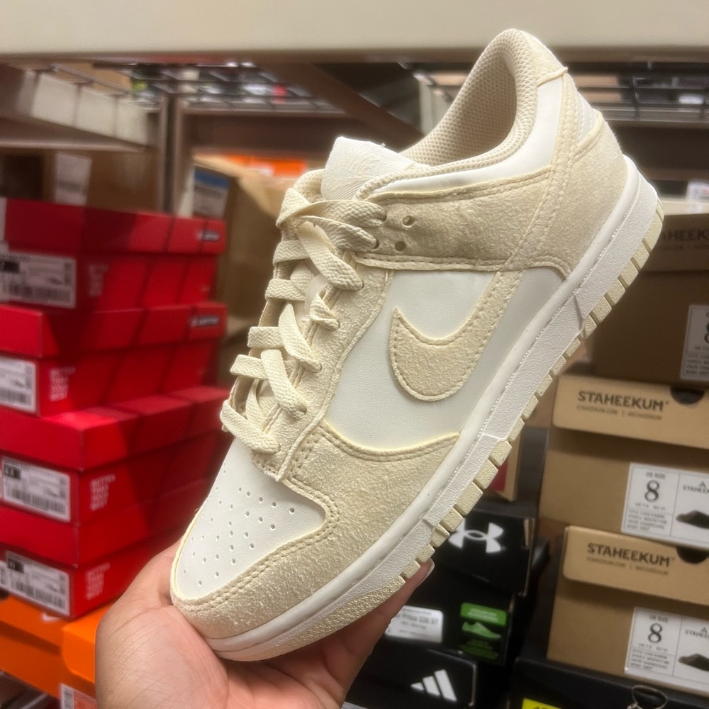 Nike Dunk Low Women's Sneakers - Soft Pearl and Ivory